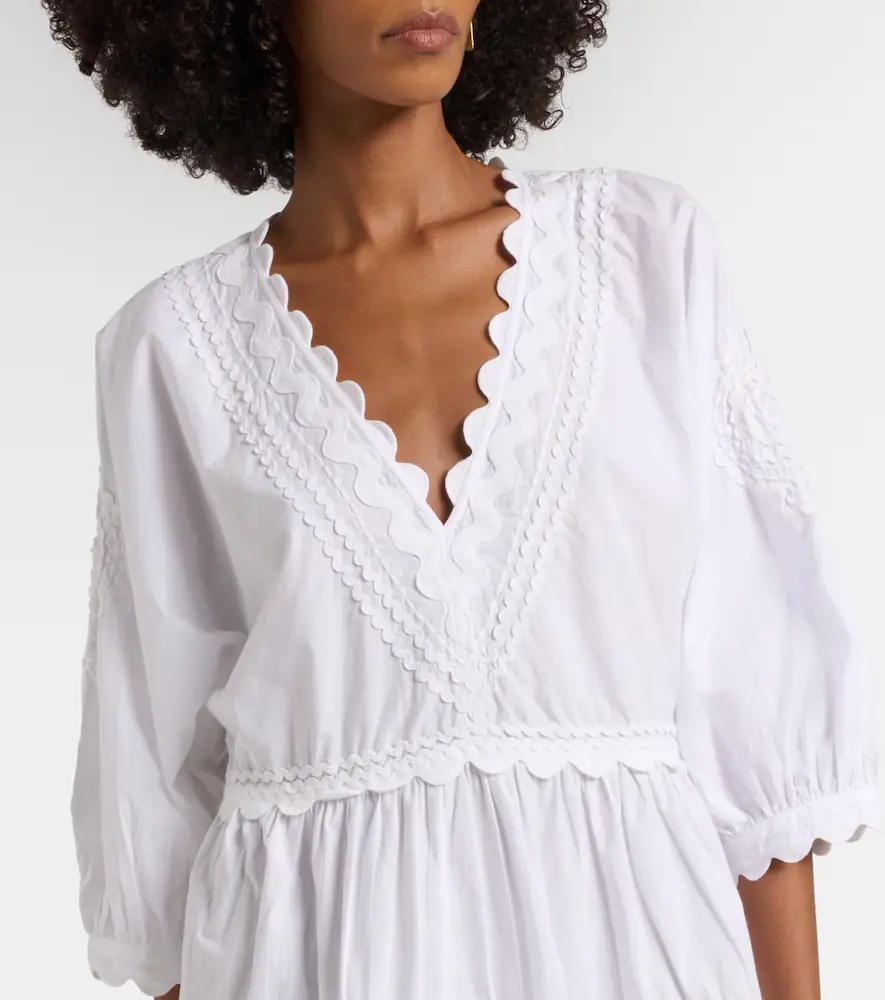 JULIET DUNN Embroidered cotton poplin minidress | Thumbnail 4 JULIET DUNN Embroidered cotton poplin minidress | Thumbnail 4