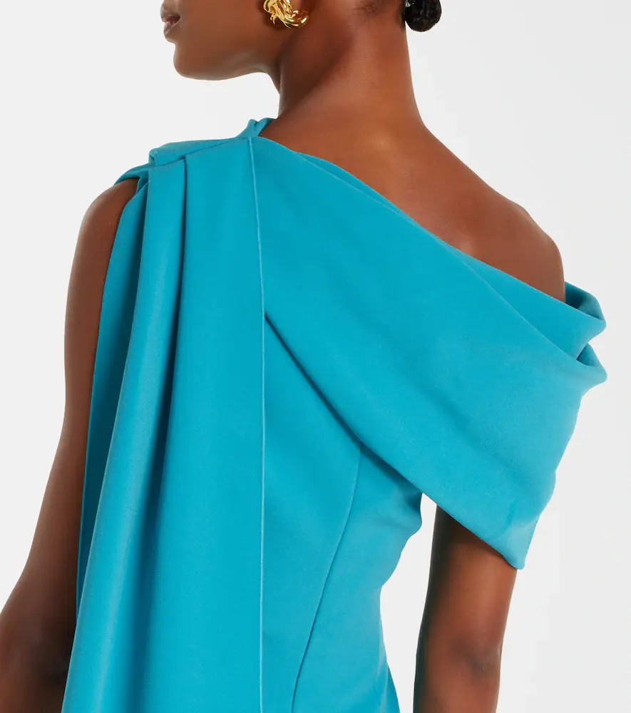 Roksanda Maite caped crêpe midi dress | Thumbnail 2 Roksanda Maite caped crêpe midi dress | Thumbnail 2