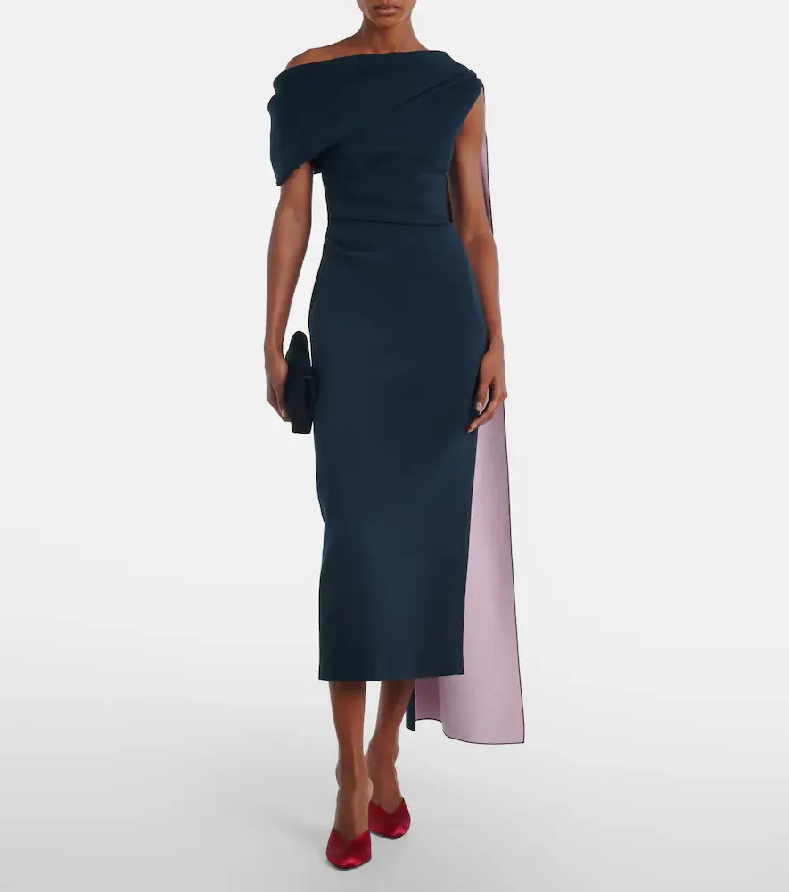 Roksanda Maite crêpe cocktail dress | Thumbnail 6 Roksanda Maite crêpe cocktail dress | Thumbnail 6