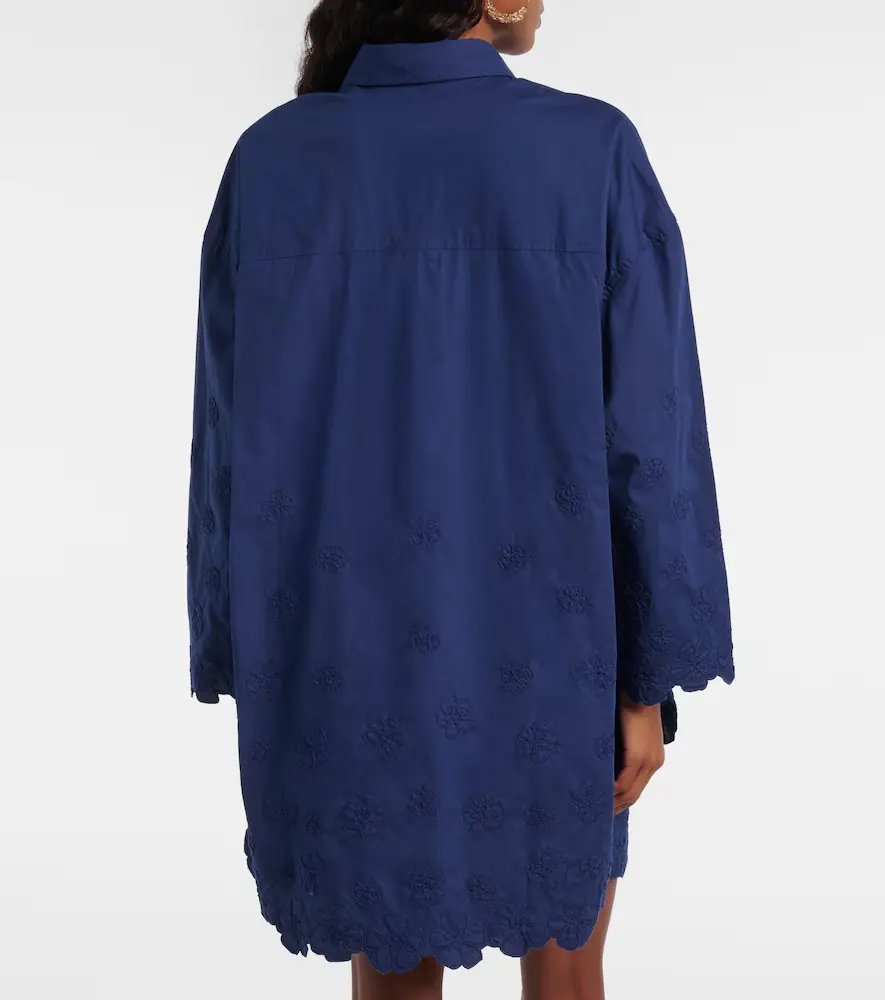 JULIET DUNN Floral cotton poplin shirt dress | Thumbnail 4 JULIET DUNN Floral cotton poplin shirt dress | Thumbnail 4