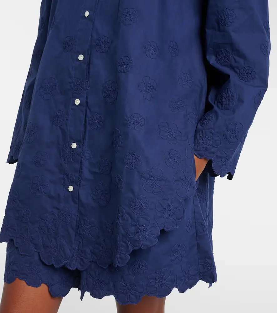 JULIET DUNN Floral cotton poplin shirt dress | Thumbnail 5 JULIET DUNN Floral cotton poplin shirt dress | Thumbnail 5