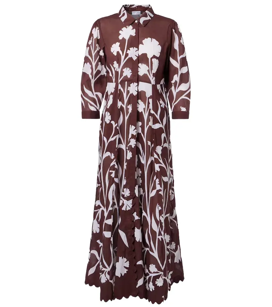 JULIET DUNN Printed cotton midi dress | Image 1 JULIET DUNN Printed cotton midi dress | Image 1