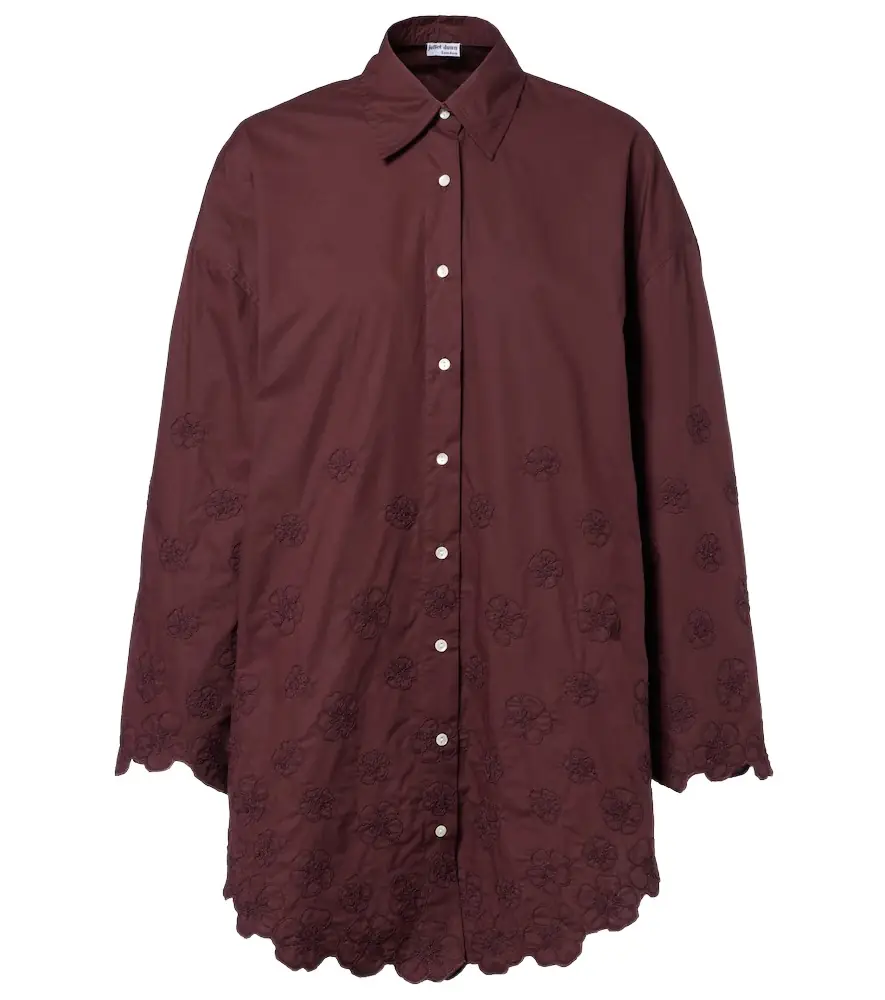 JULIET DUNN Embroidered cotton shirt | Image 1 JULIET DUNN Embroidered cotton shirt | Image 1