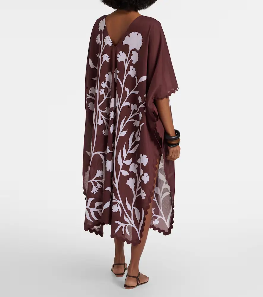 Juliet Dunn Floral cotton kaftan | Thumbnail 3 Juliet Dunn Floral cotton kaftan | Thumbnail 3