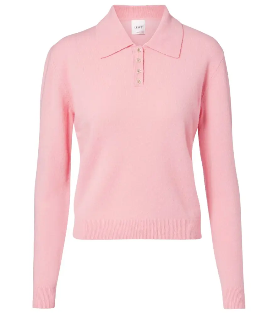 LESET Jesse wool polo shirt