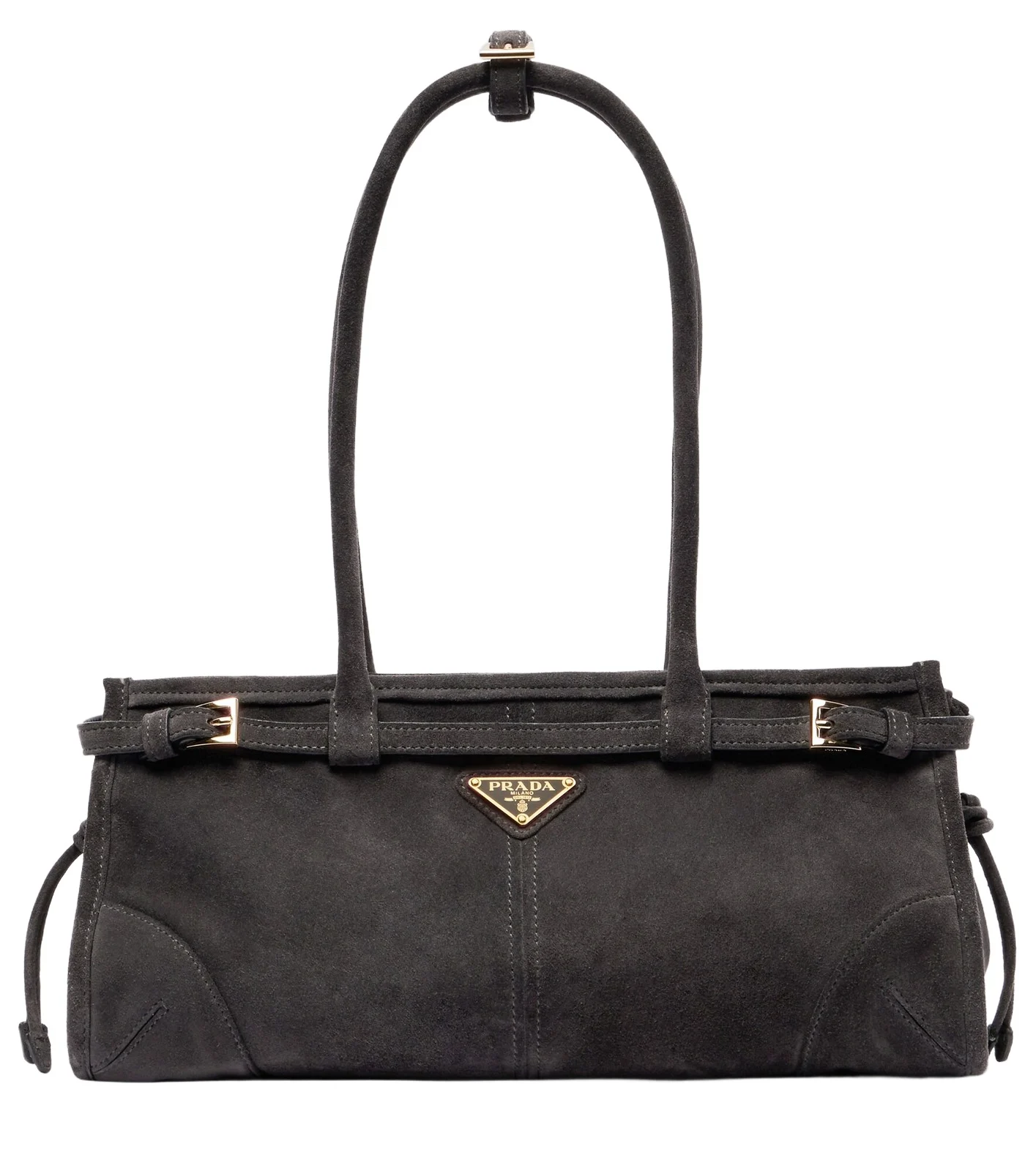 Bonnie Medium suede shoulder bag