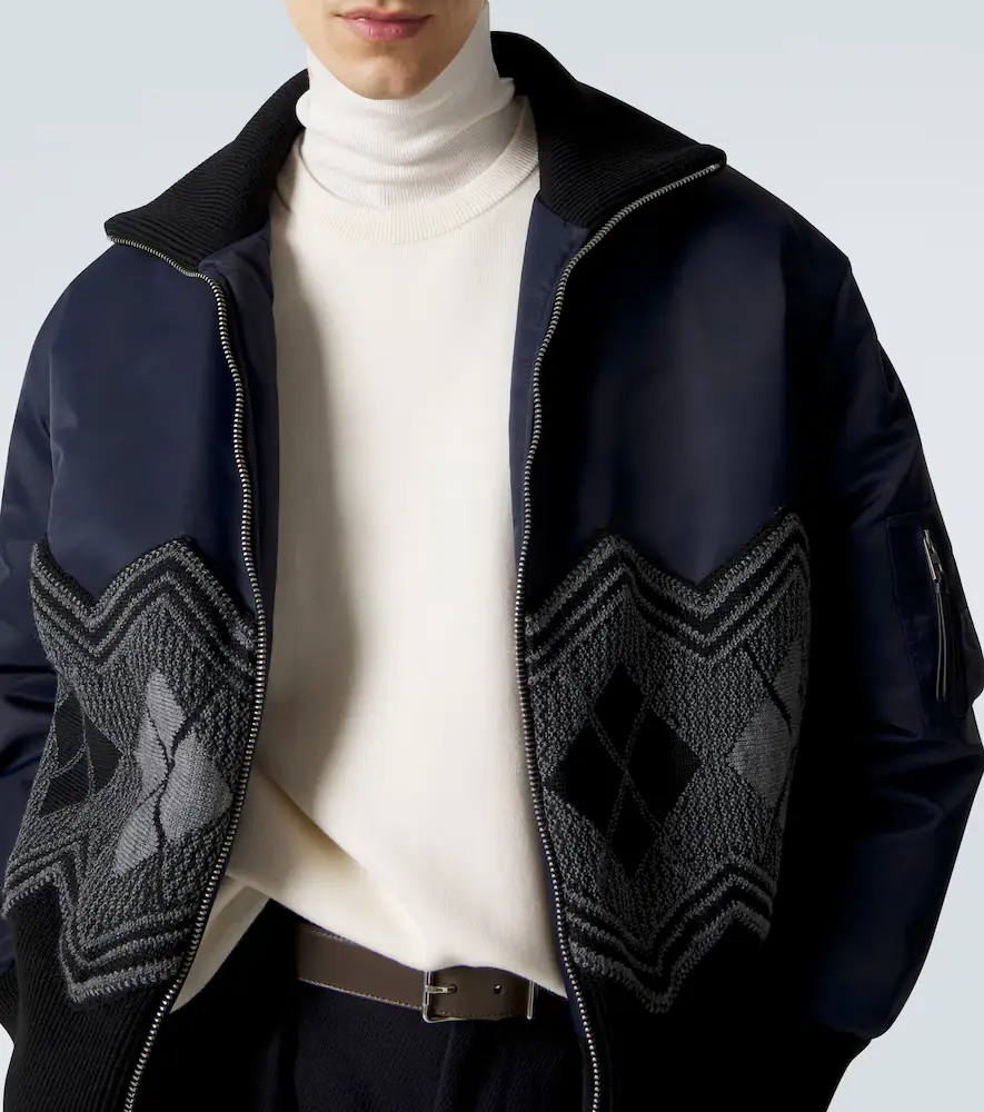 Loewe Argyle technical twill jacket | Thumbnail 3