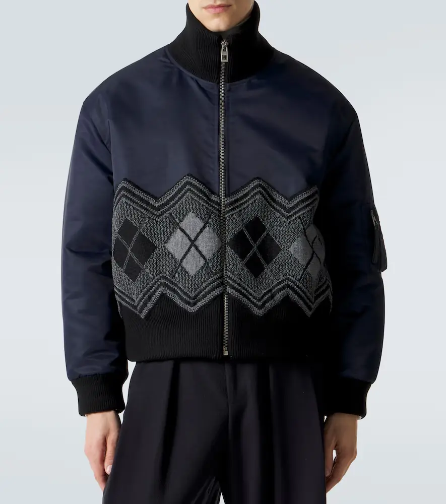 Loewe Argyle technical twill jacket | Thumbnail 4