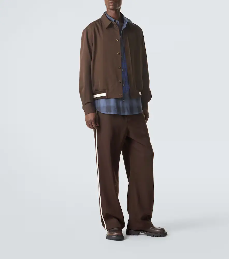 Loewe Wool gabardine blouson jacket | Thumbnail 2 Loewe Wool gabardine blouson jacket | Thumbnail 2