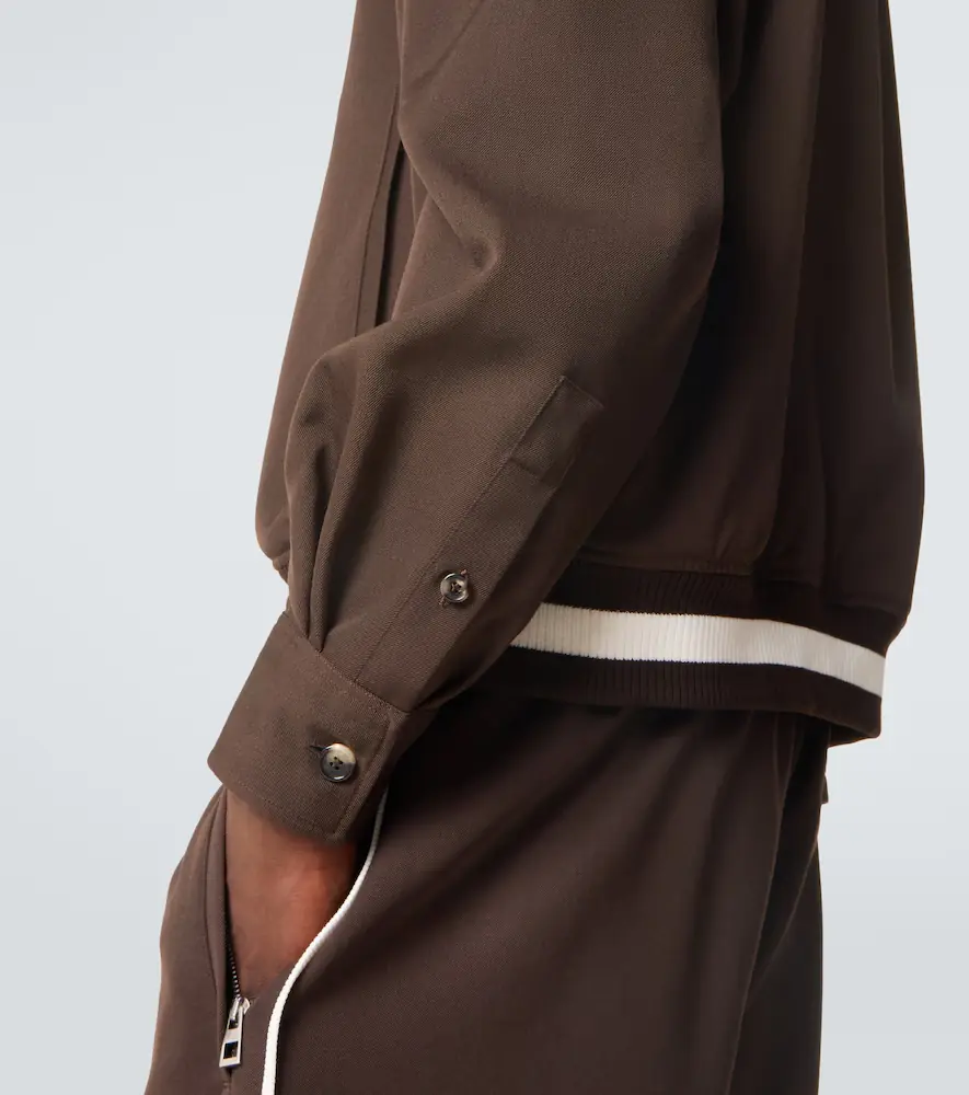 Loewe Wool gabardine blouson jacket | Thumbnail 6 Loewe Wool gabardine blouson jacket | Thumbnail 6