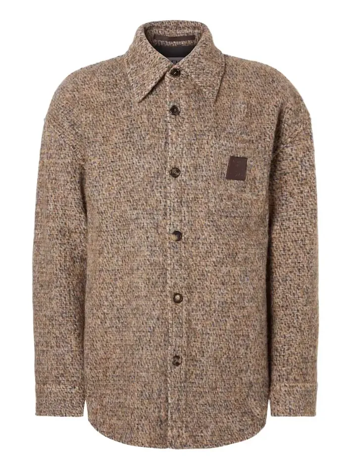 Anagram wool-blend overshirt Anagram wool-blend overshirt