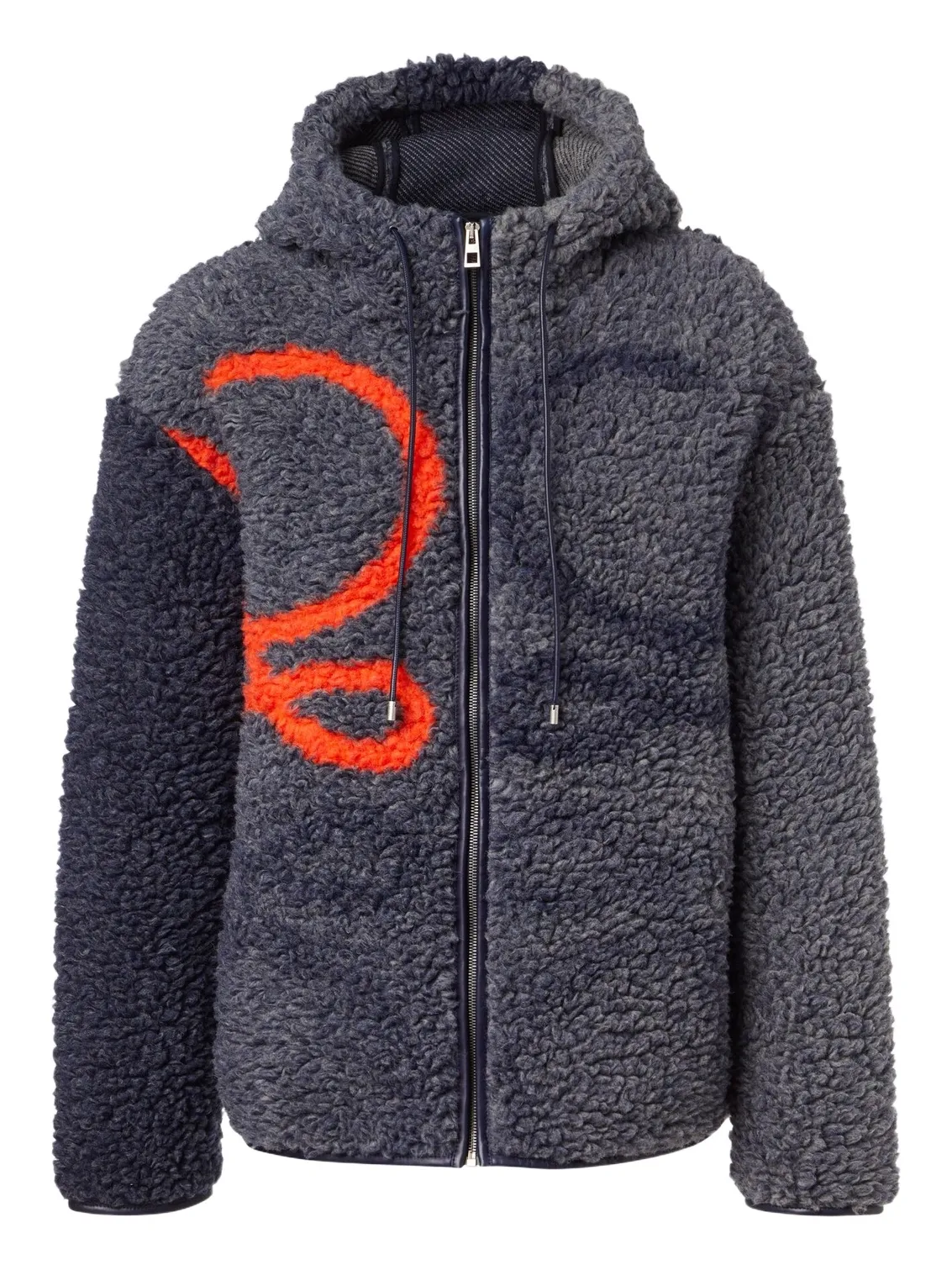 Loewe Anagram fleece jacquard jacket