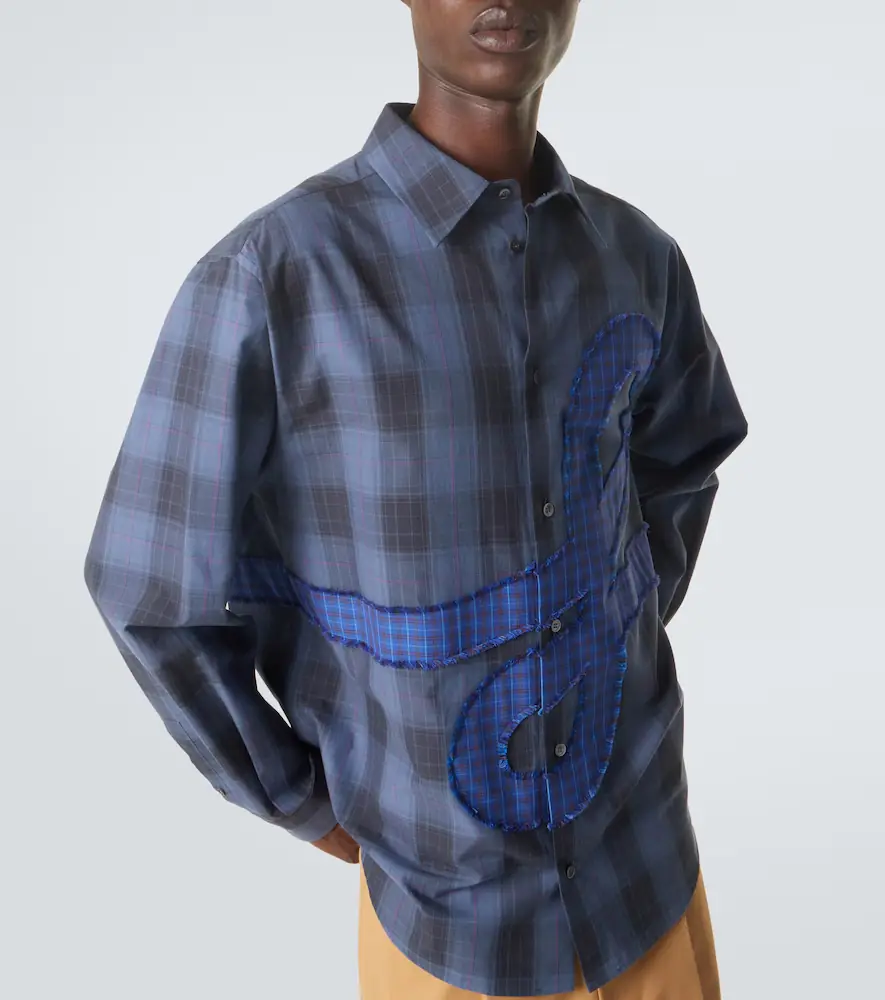 Loewe Checked cotton poplin shirt | Thumbnail 2