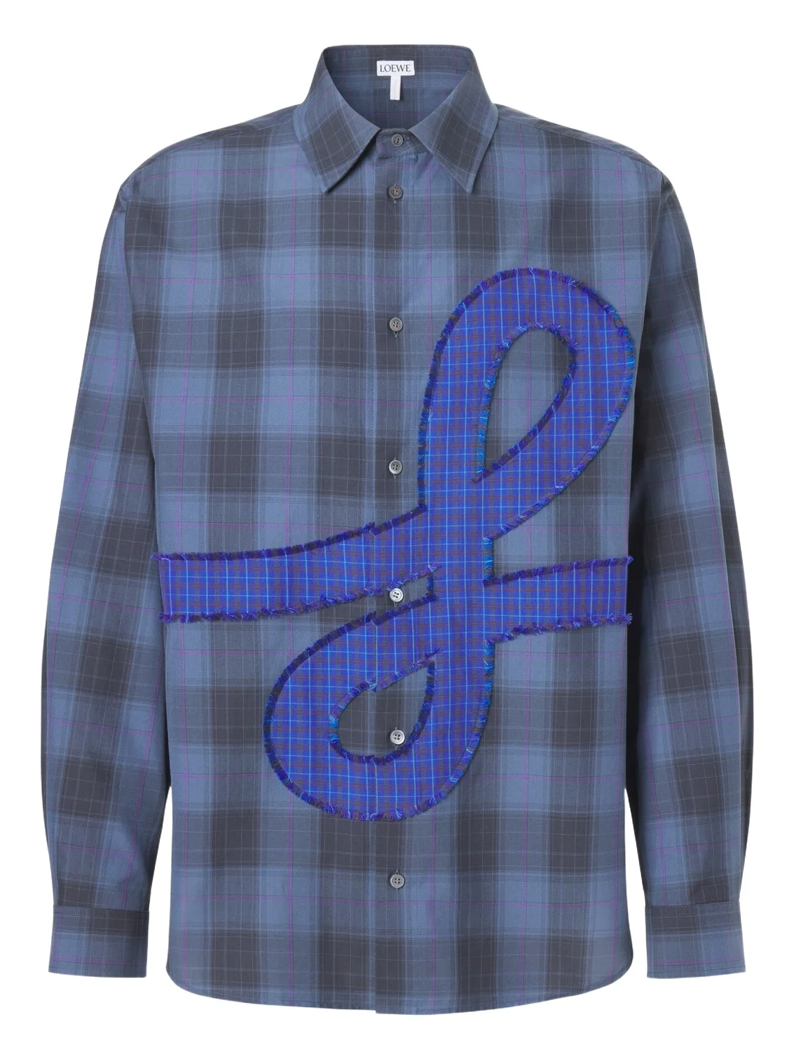 Loewe Checked cotton poplin shirt