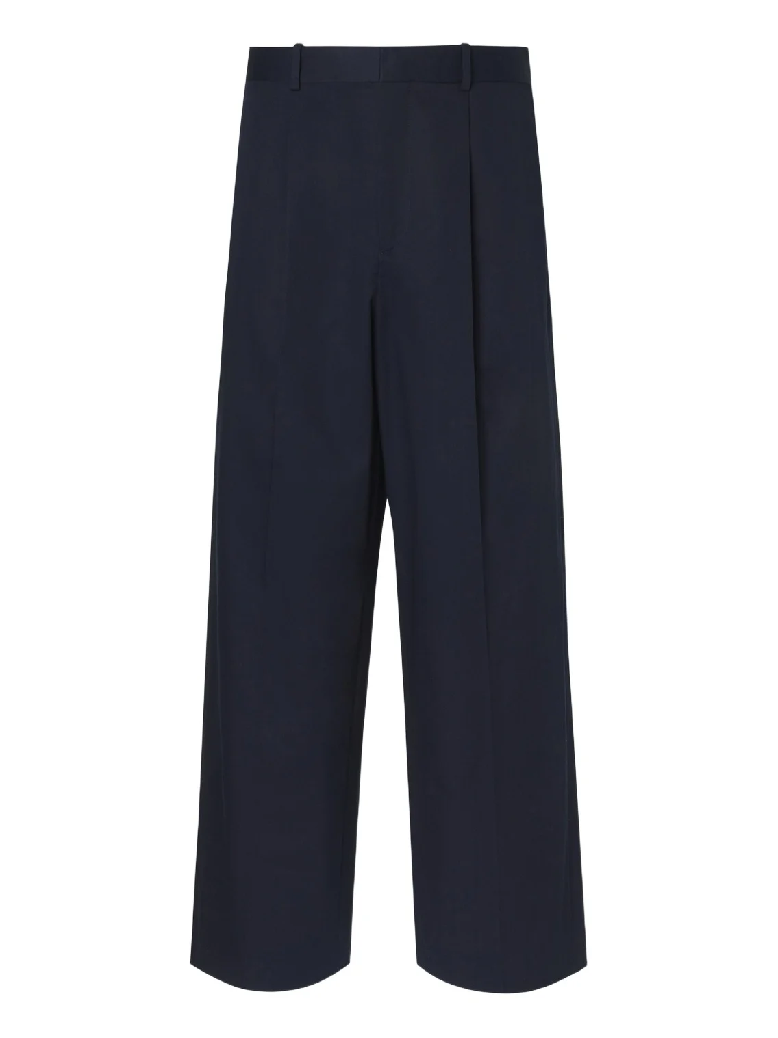 Pleated cotton gabardine wide-leg pants Pleated cotton gabardine wide-leg pants