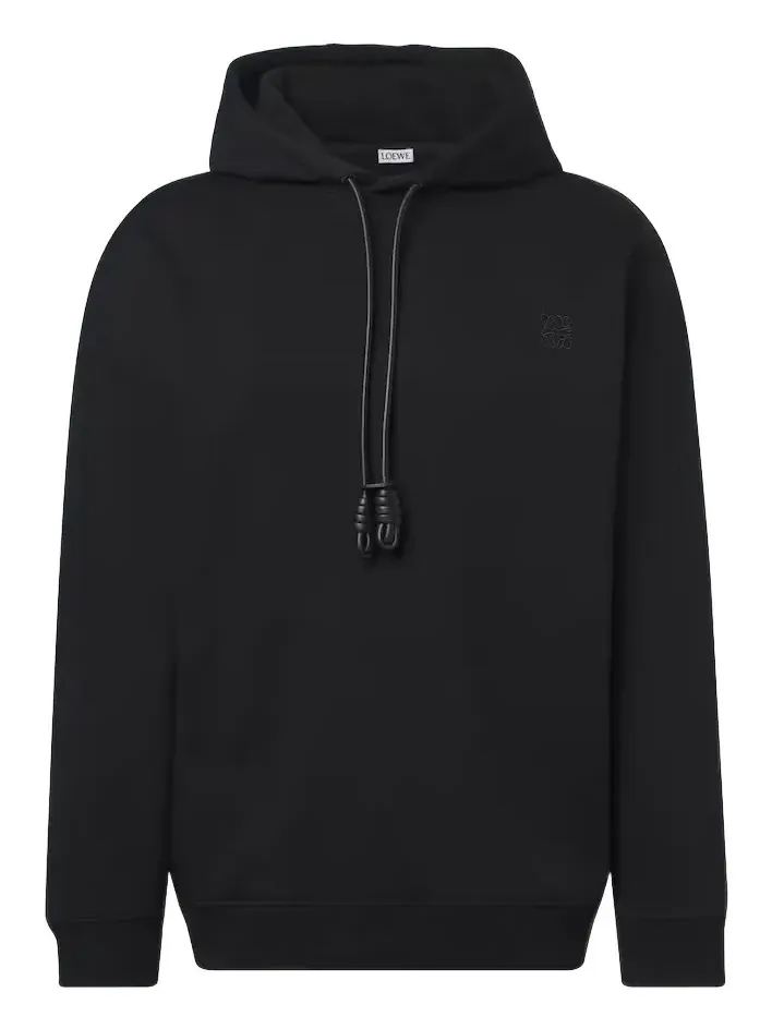 Anagram cotton jersey hoodie Anagram cotton jersey hoodie
