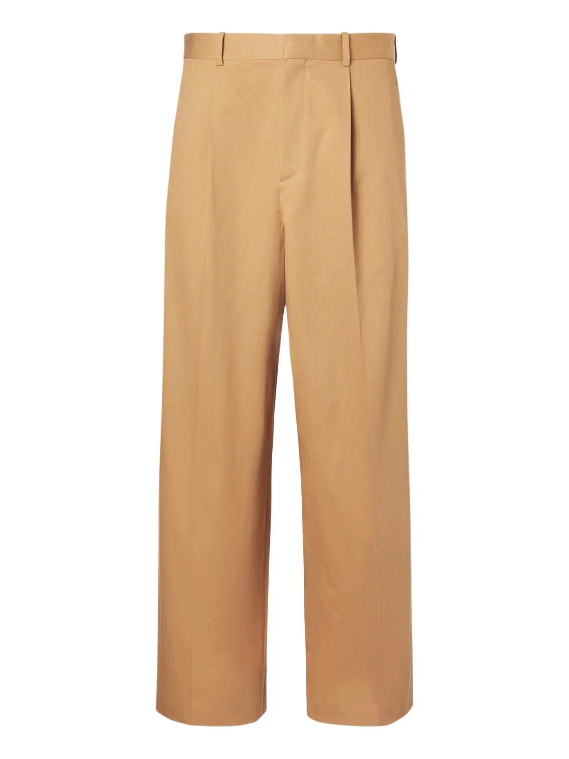 Loewe Pleated cotton gabardine wide-leg pants