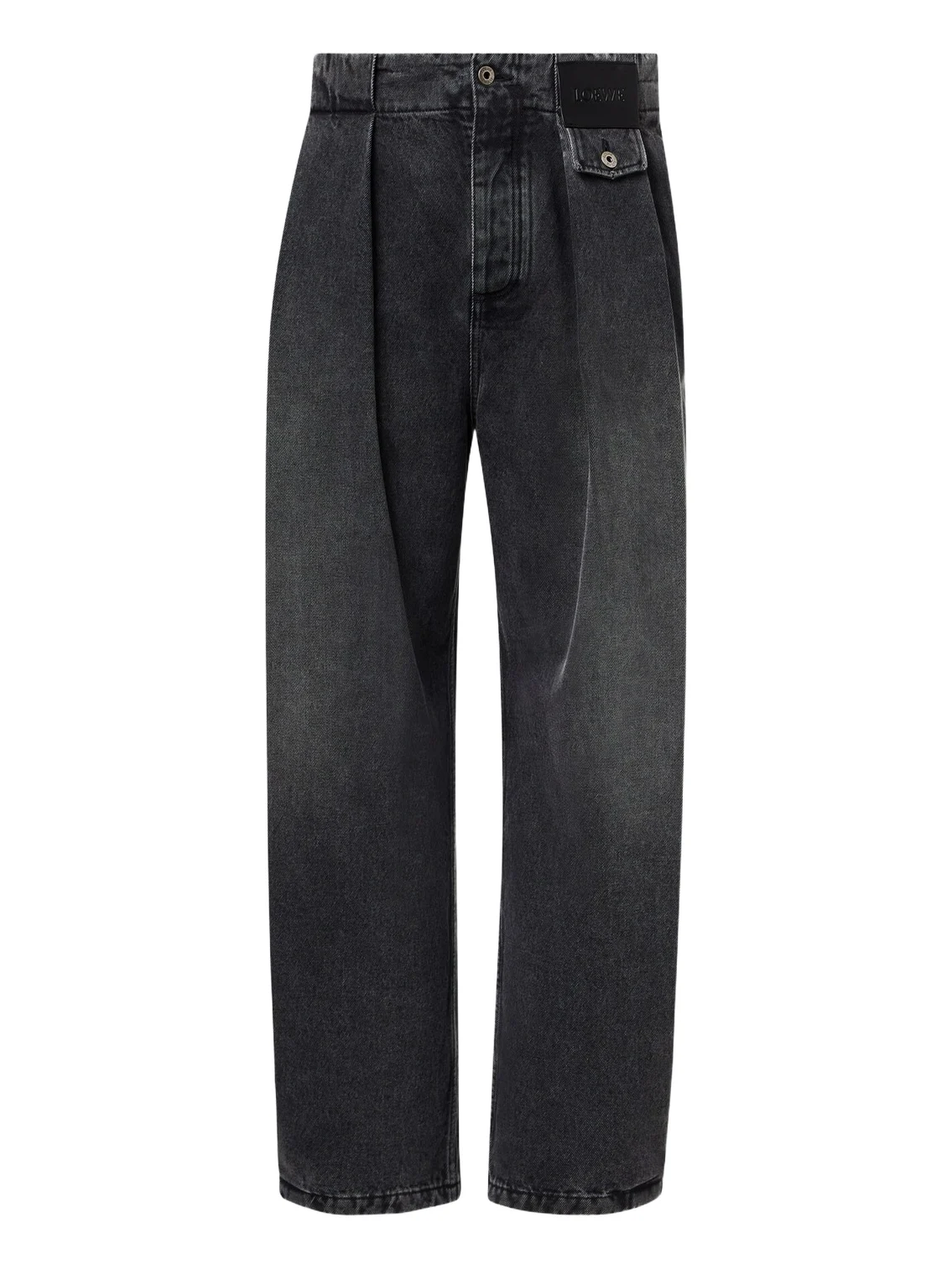 Loewe Pleated barrel-leg jeans