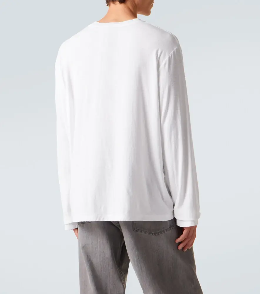 Acne Studios Logo cotton-blend T-shirt | Thumbnail 3