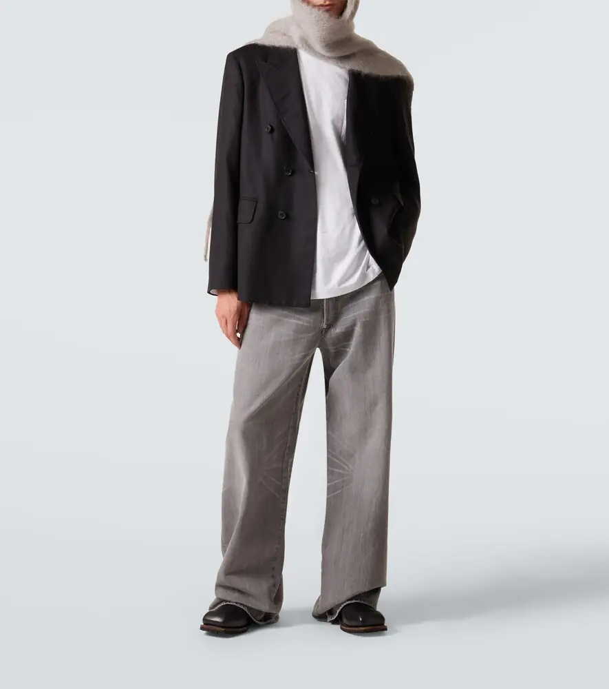 Acne Studios Logo cotton-blend T-shirt | Thumbnail 6