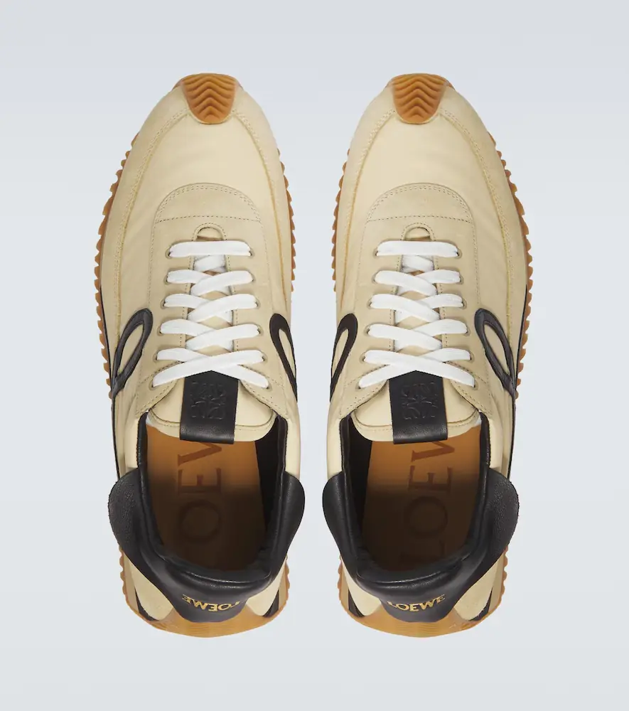 Loewe Ballet Runner 2.0 suede-trimmed sneakers | Thumbnail 3