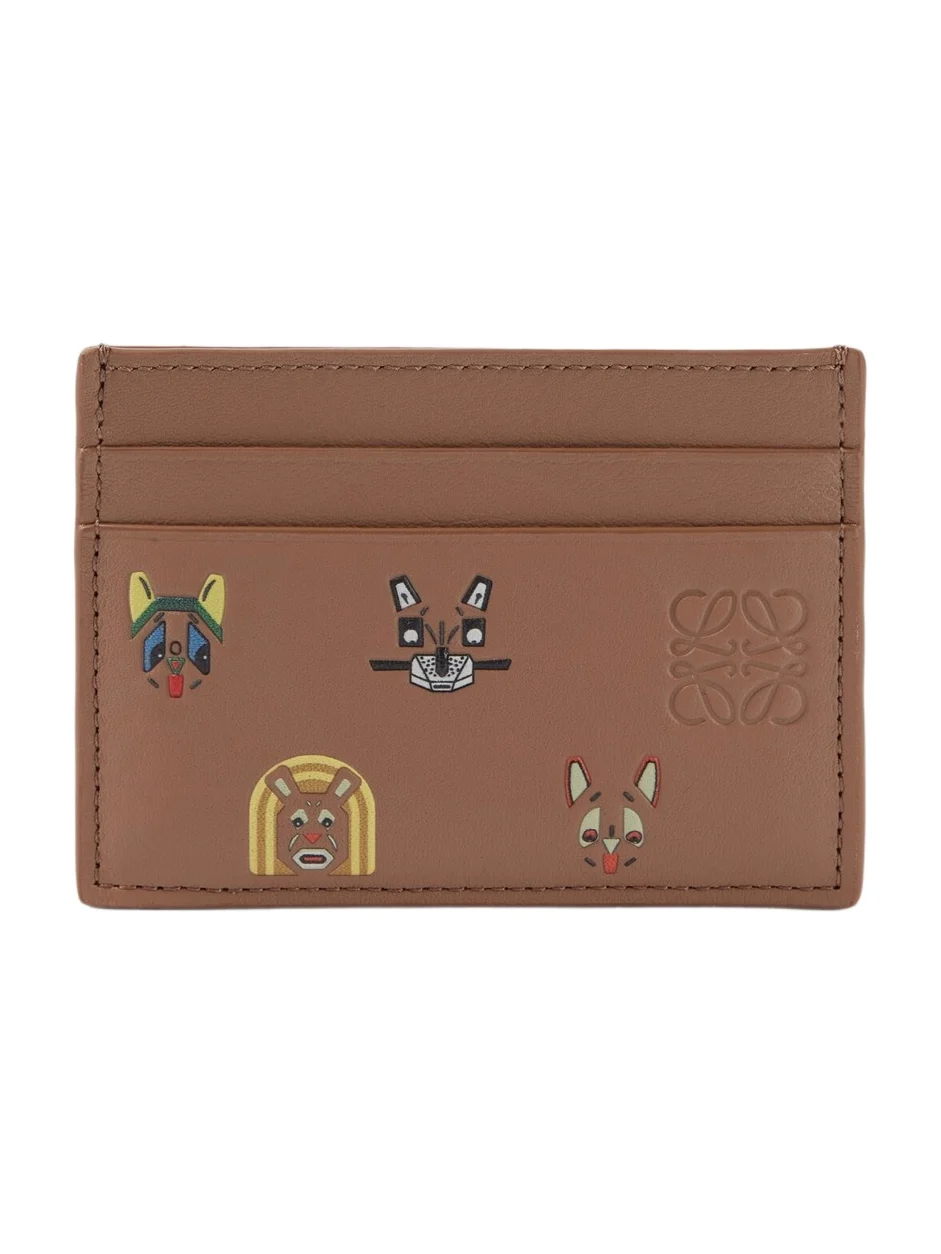 Loewe x Louis Wain printed leather cardholder