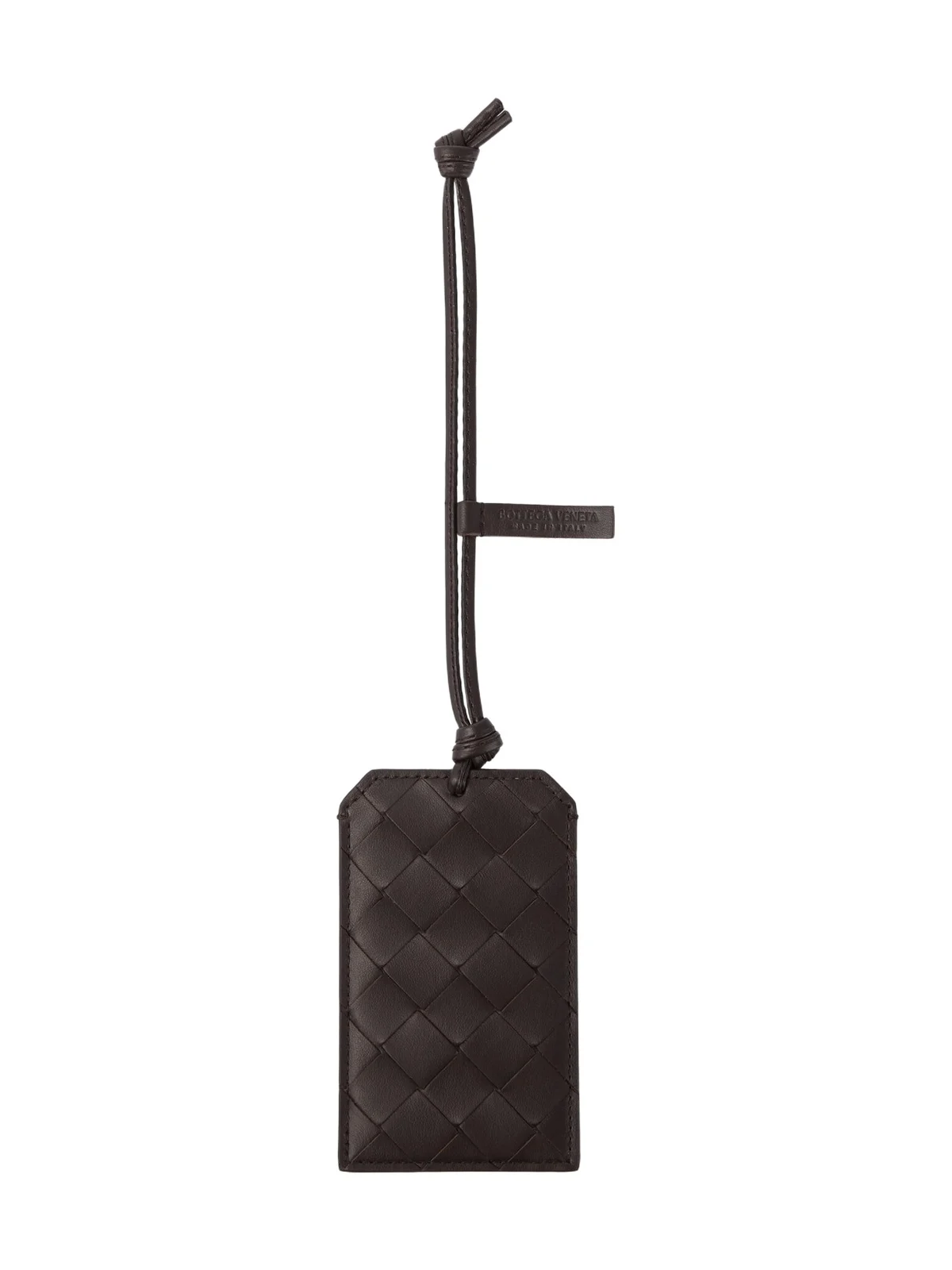 Bottega Veneta Intrecciato leather badge holder