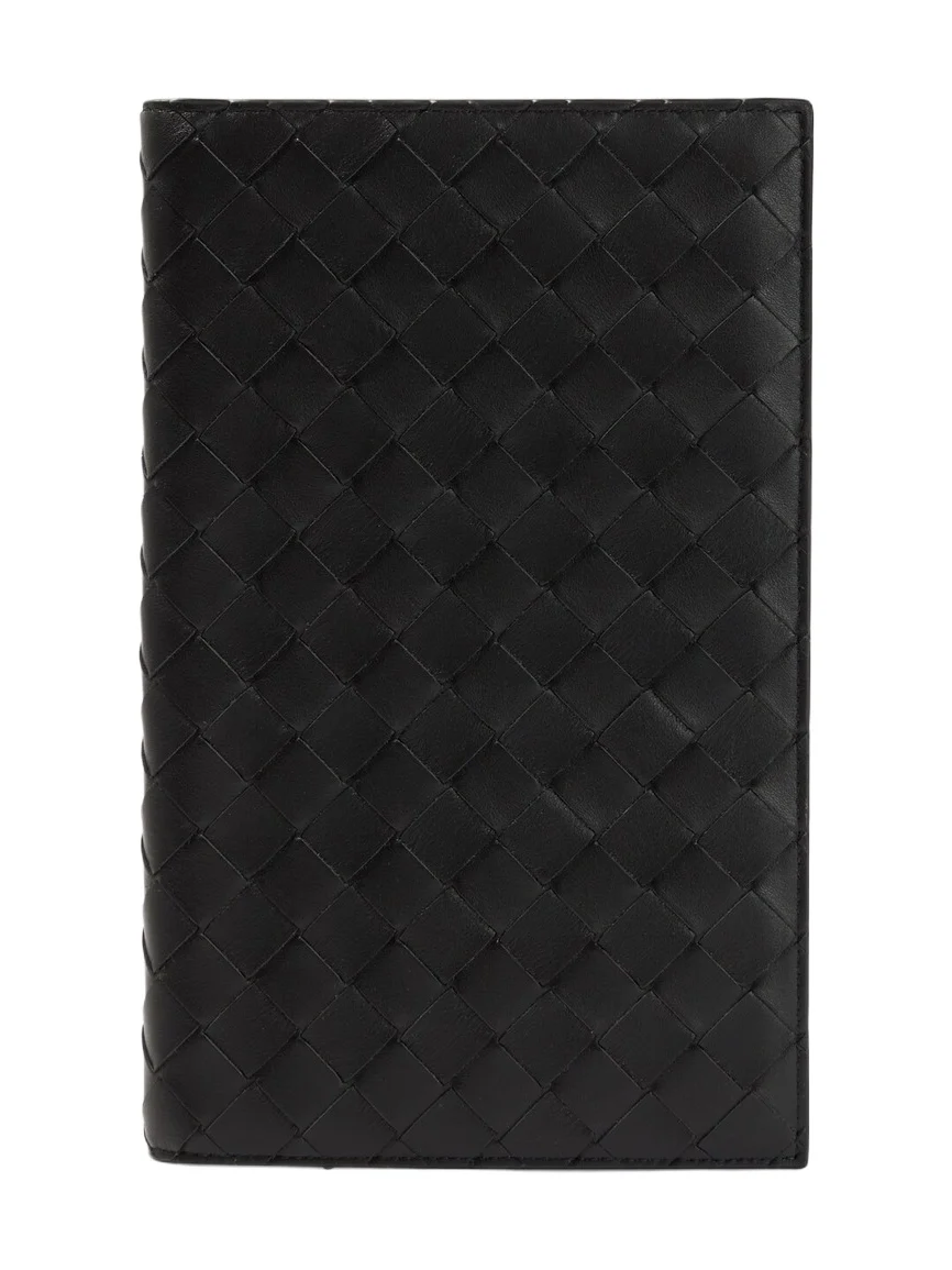 Intreccio leather wallet