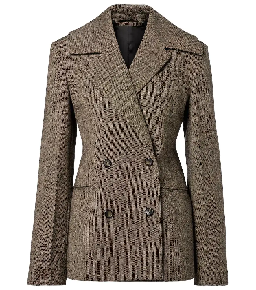 Double-breasted wool jacket Double-breasted wool jacket