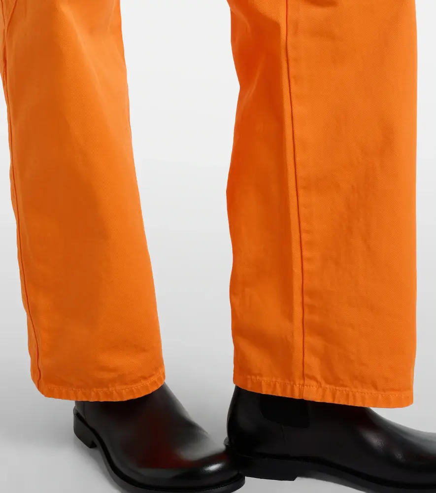 JW Anderson Embroidered high-rise straight jeans | Thumbnail 2