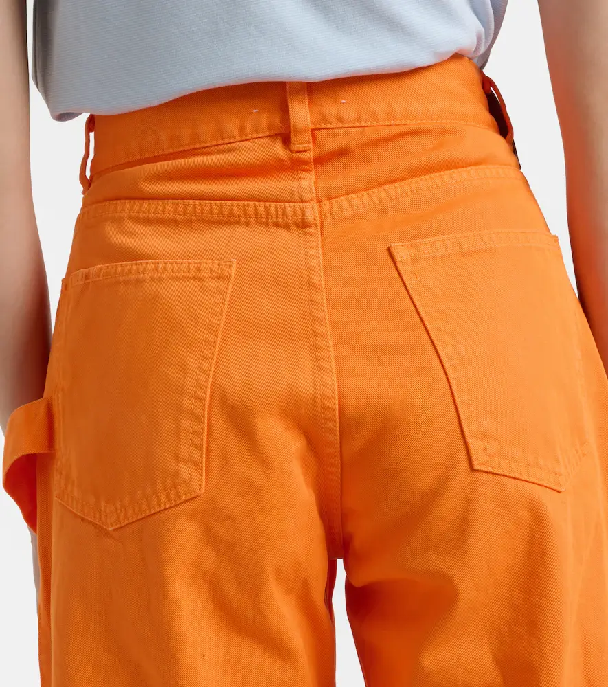 JW Anderson Embroidered high-rise straight jeans | Thumbnail 4