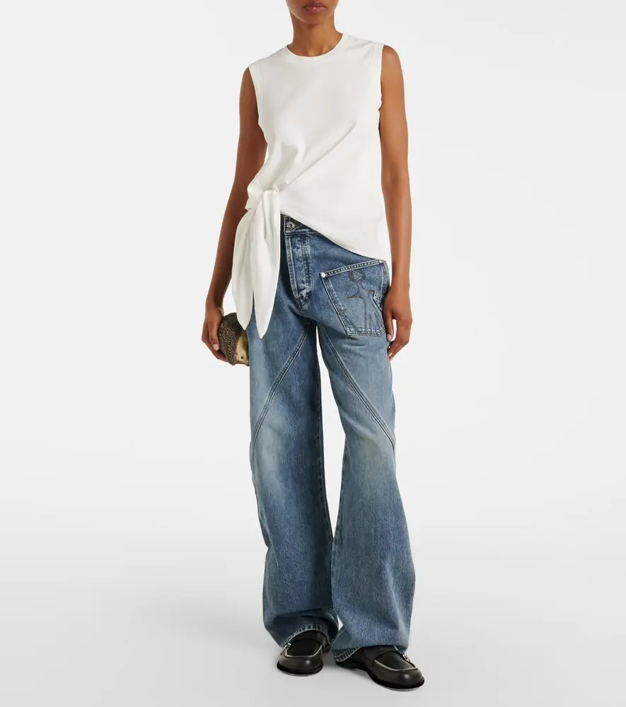 JW Anderson Cotton jersey tank top | Thumbnail 3