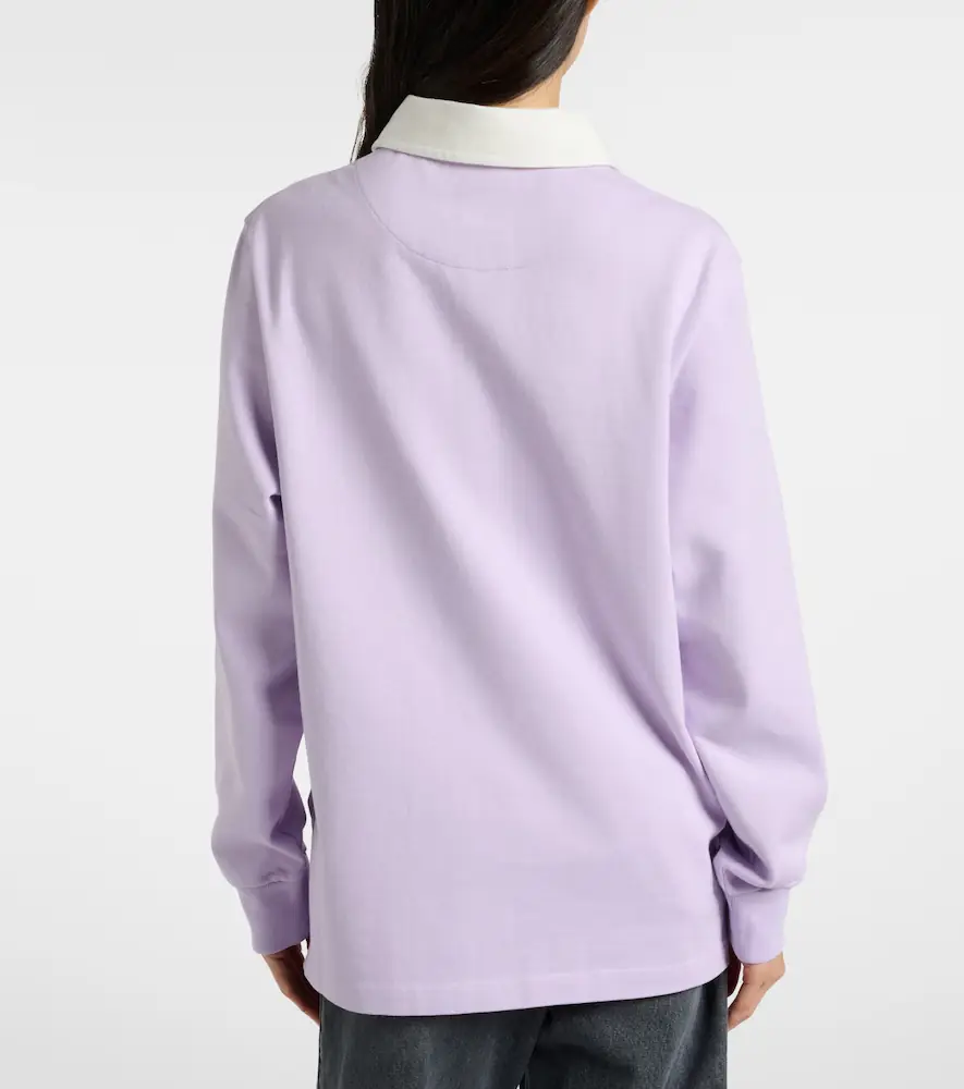 JW Anderson Printed cotton polo sweater | Thumbnail 4