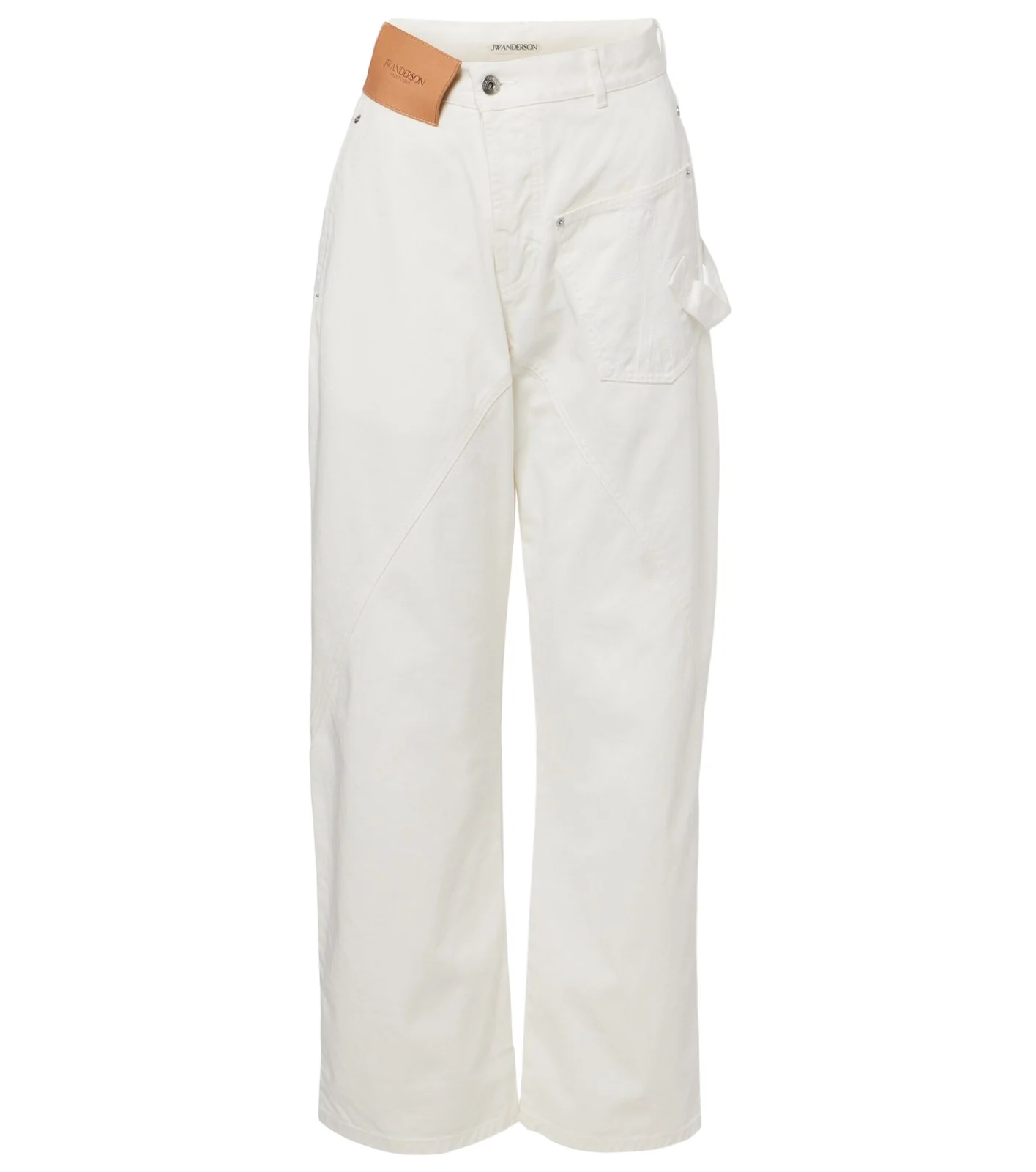 Embroidered straight jeans Embroidered straight jeans