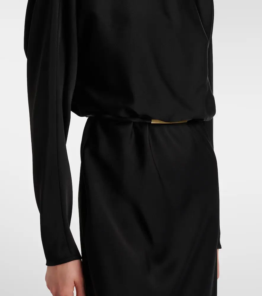 Max Mara Draped satin gown | Thumbnail 2