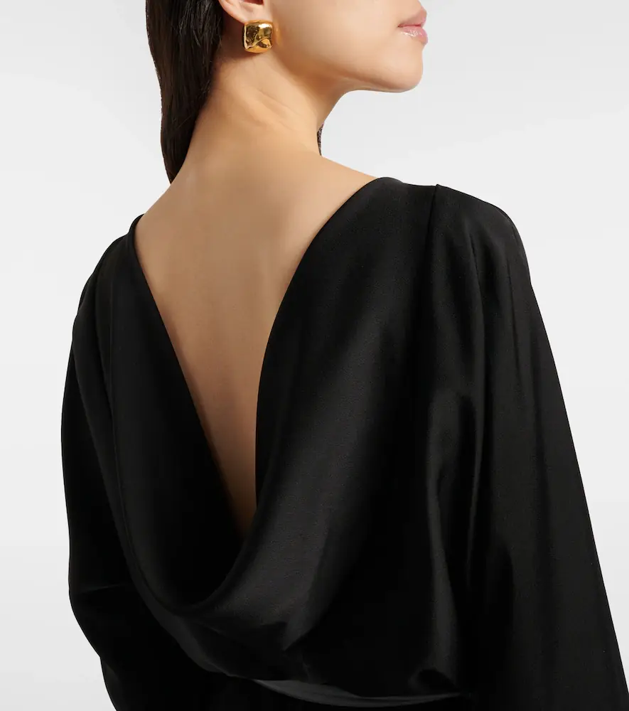 Max Mara Draped satin gown | Thumbnail 3