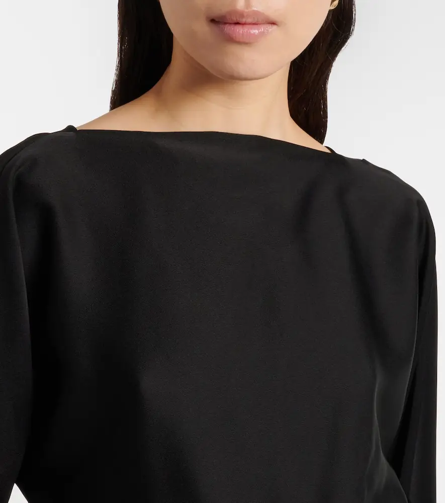 Max Mara Draped satin gown | Thumbnail 6