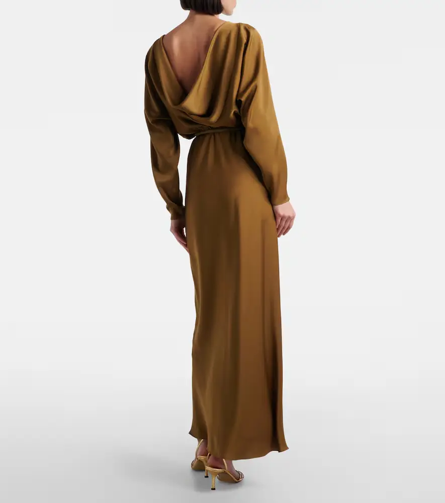 Max Mara Pentola satin cocktail dress | Thumbnail 3