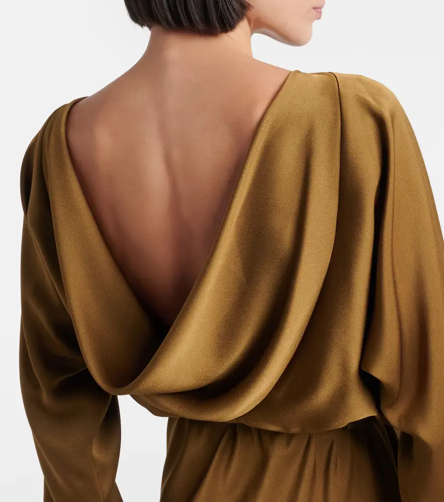 Max Mara Pentola satin cocktail dress | Thumbnail 5