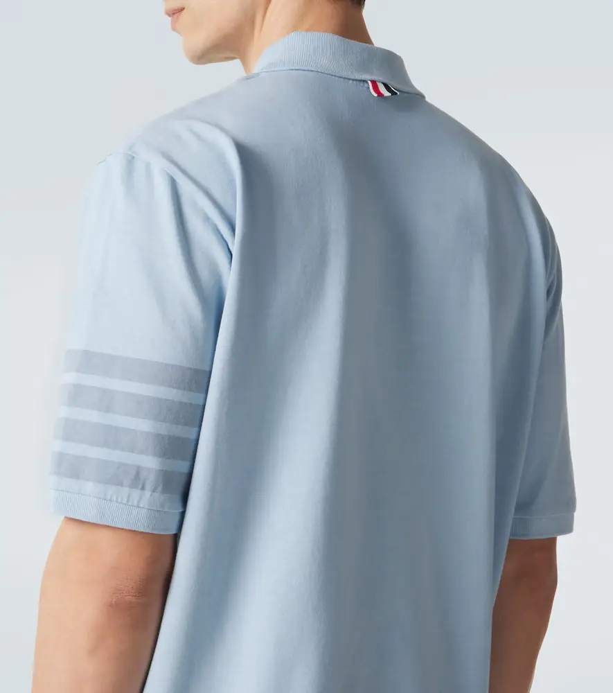 Thom Browne 4-Bar cotton jersey polo shirt | Thumbnail 2 Thom Browne 4-Bar cotton jersey polo shirt | Thumbnail 2