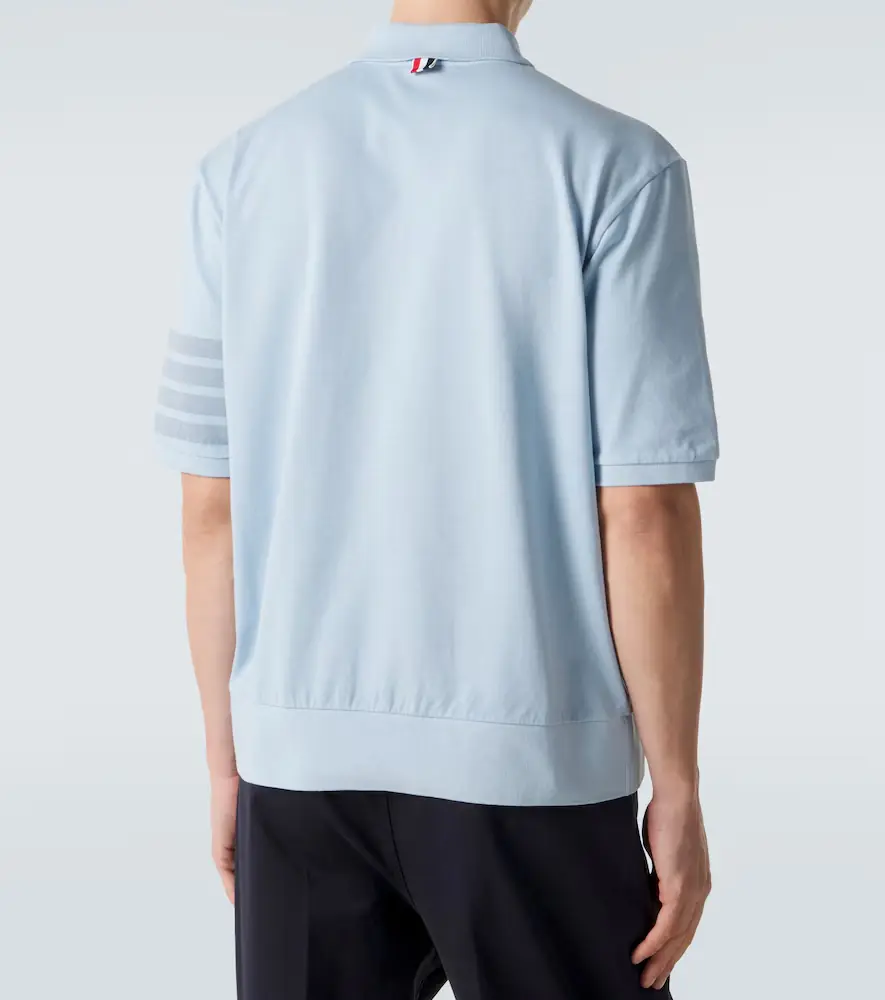 Thom Browne 4-Bar cotton jersey polo shirt | Thumbnail 5 Thom Browne 4-Bar cotton jersey polo shirt | Thumbnail 5