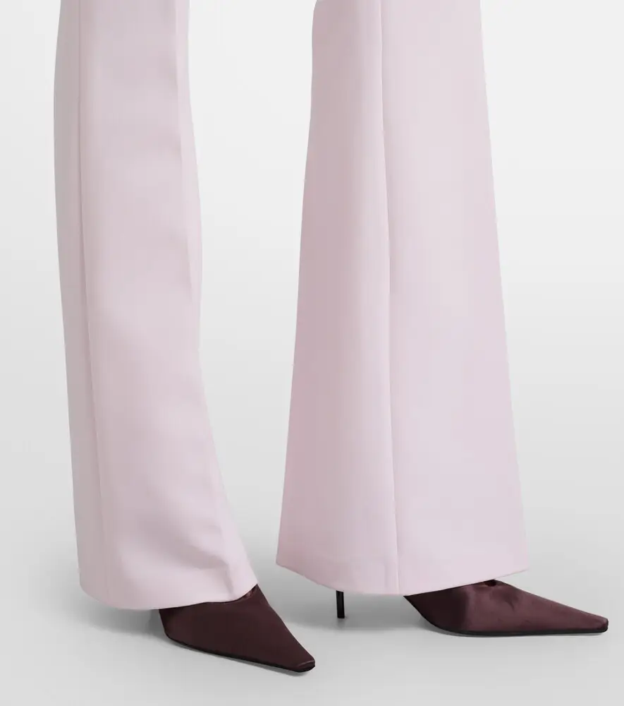 Safiyaa Alexa high-rise crêpe flared pants | Thumbnail 2