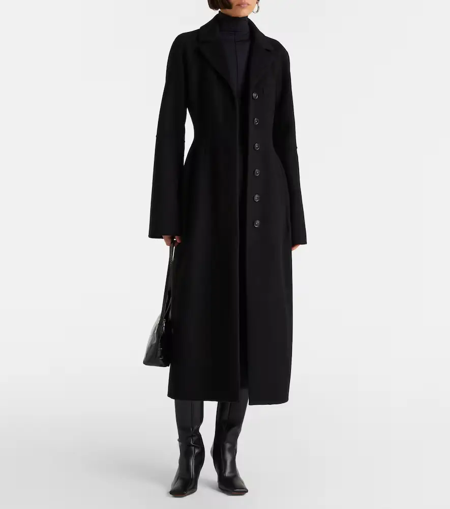 Sportmax Peplum virgin wool coat | Thumbnail 3 Sportmax Peplum virgin wool coat | Thumbnail 3
