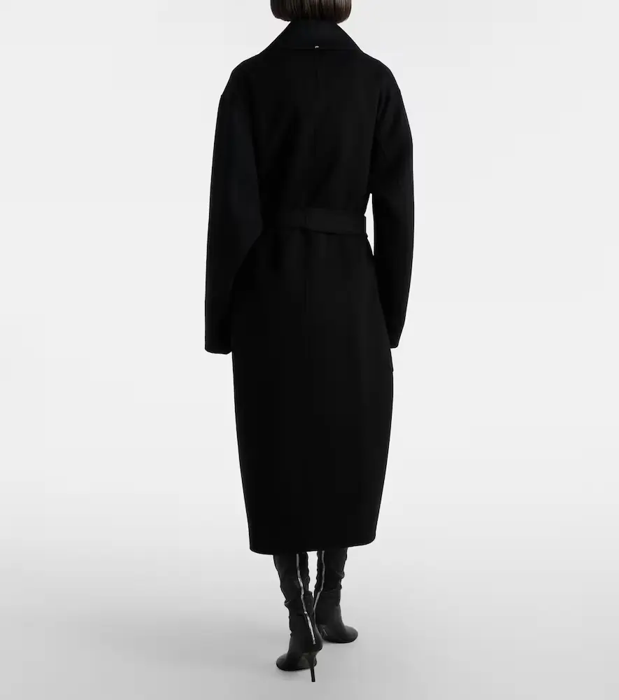 Sportmax Belted virgin wool wrap coat | Thumbnail 2