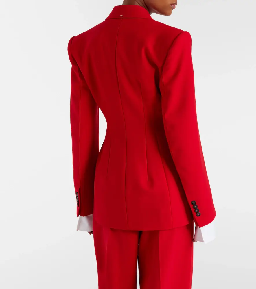 Sportmax Double-breasted peplum blazer | Thumbnail 2