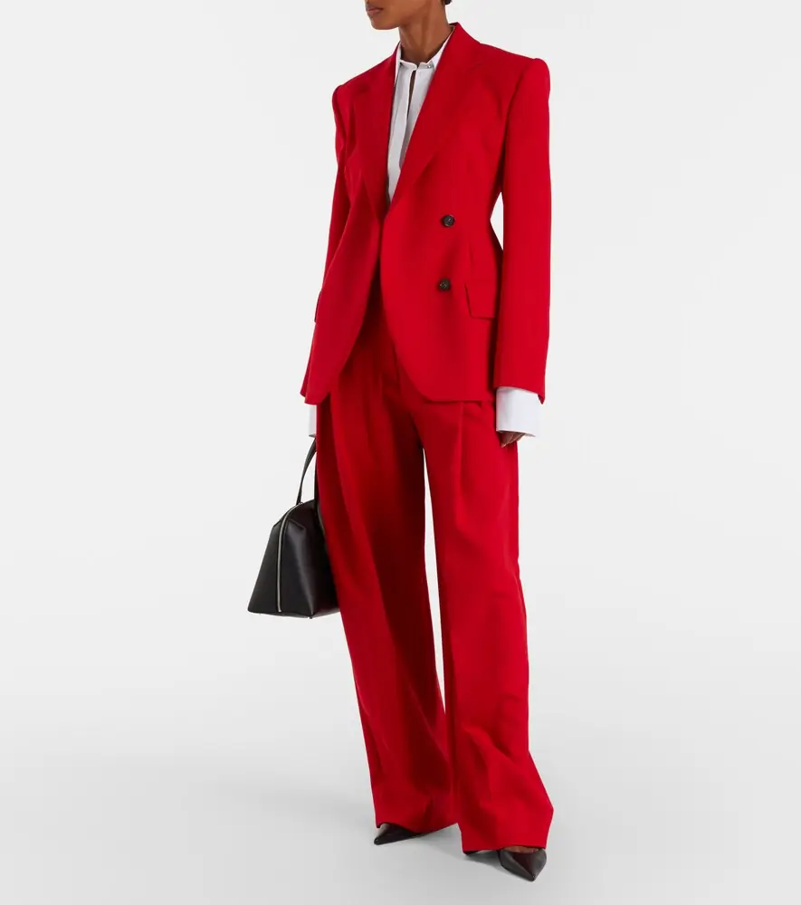 Sportmax Double-breasted peplum blazer | Thumbnail 4