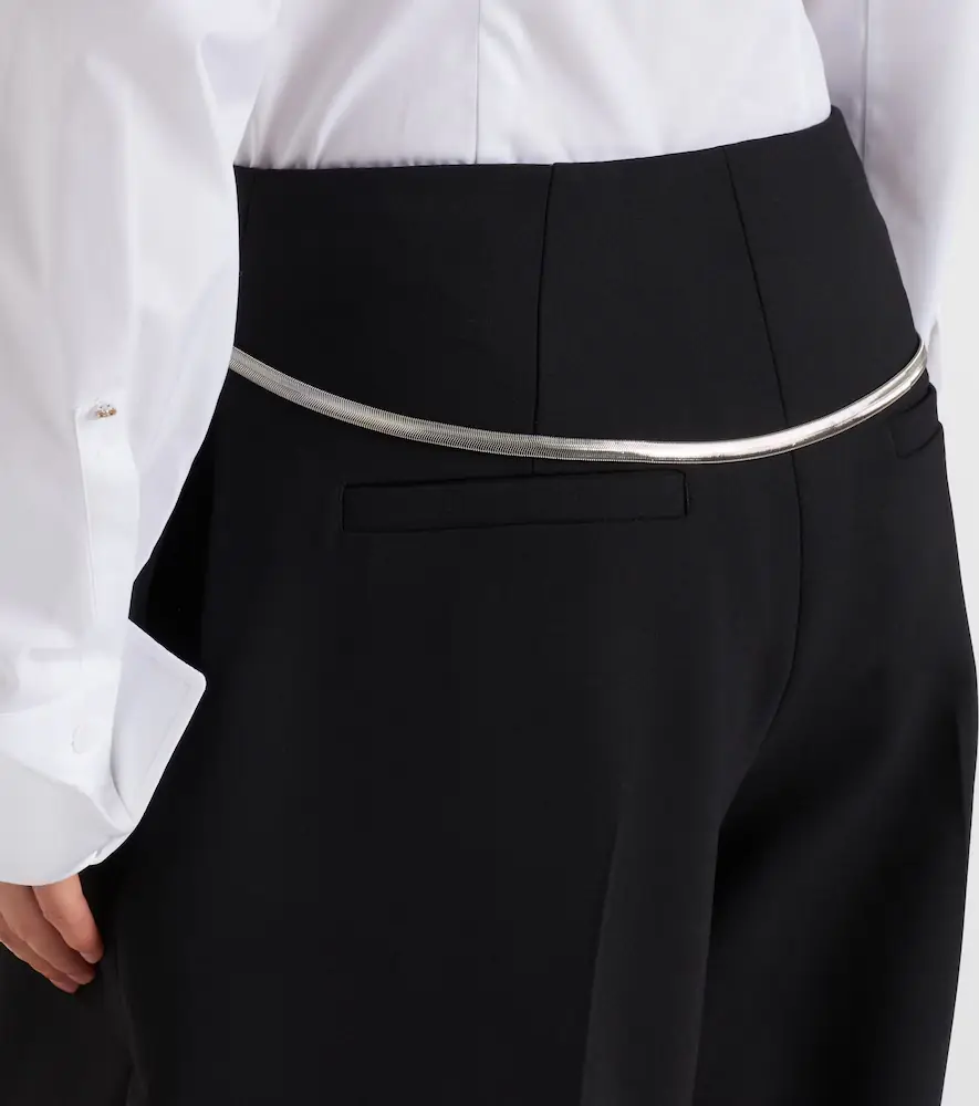 Sportmax Pleated low-rise wide-leg pants | Thumbnail 4 Sportmax Pleated low-rise wide-leg pants | Thumbnail 4