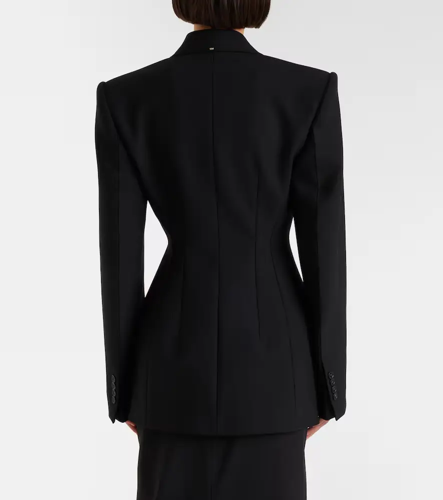 Sportmax Double-breasted peplum blazer | Thumbnail 3