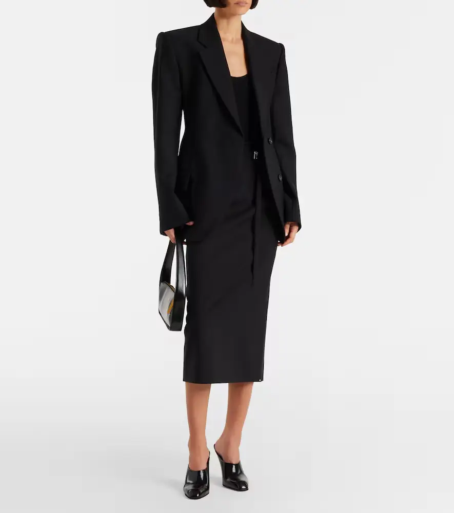 Sportmax Double-breasted peplum blazer | Thumbnail 7