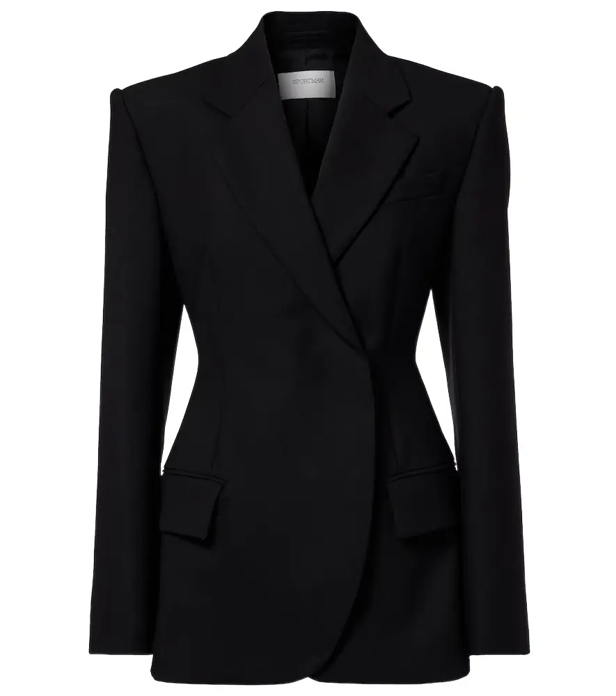 Sportmax Double-breasted peplum blazer | Image 1 Sportmax Double-breasted peplum blazer | Image 1